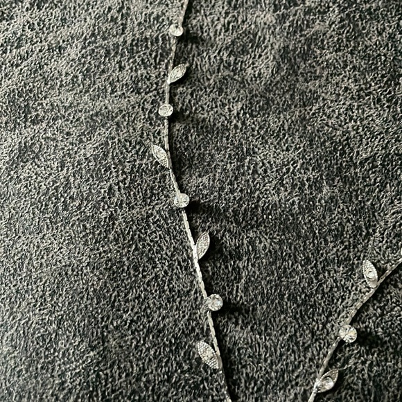 Cubic zirconia Flower Dangle Necklace - Picture 5 of 9